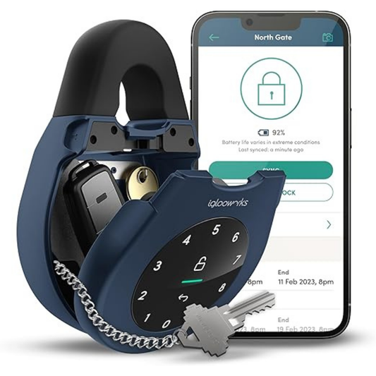 Lucchetto Intelligente con Scomparto per Chiavi – Controllo via App