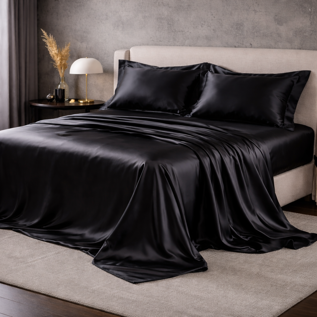 Set completo da letto in seta Mulberry