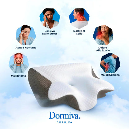 CUSCINO CERVICALE ORTOPEDICO - DORMIVA SOMNIVA™