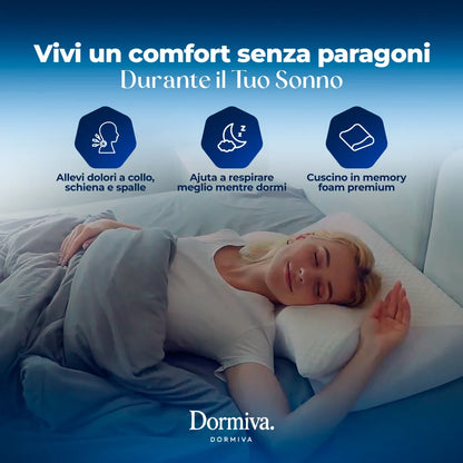 CUSCINO CERVICALE ORTOPEDICO - DORMIVA SOMNIVA™