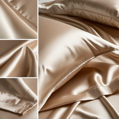 Set completo da letto in seta Mulberry