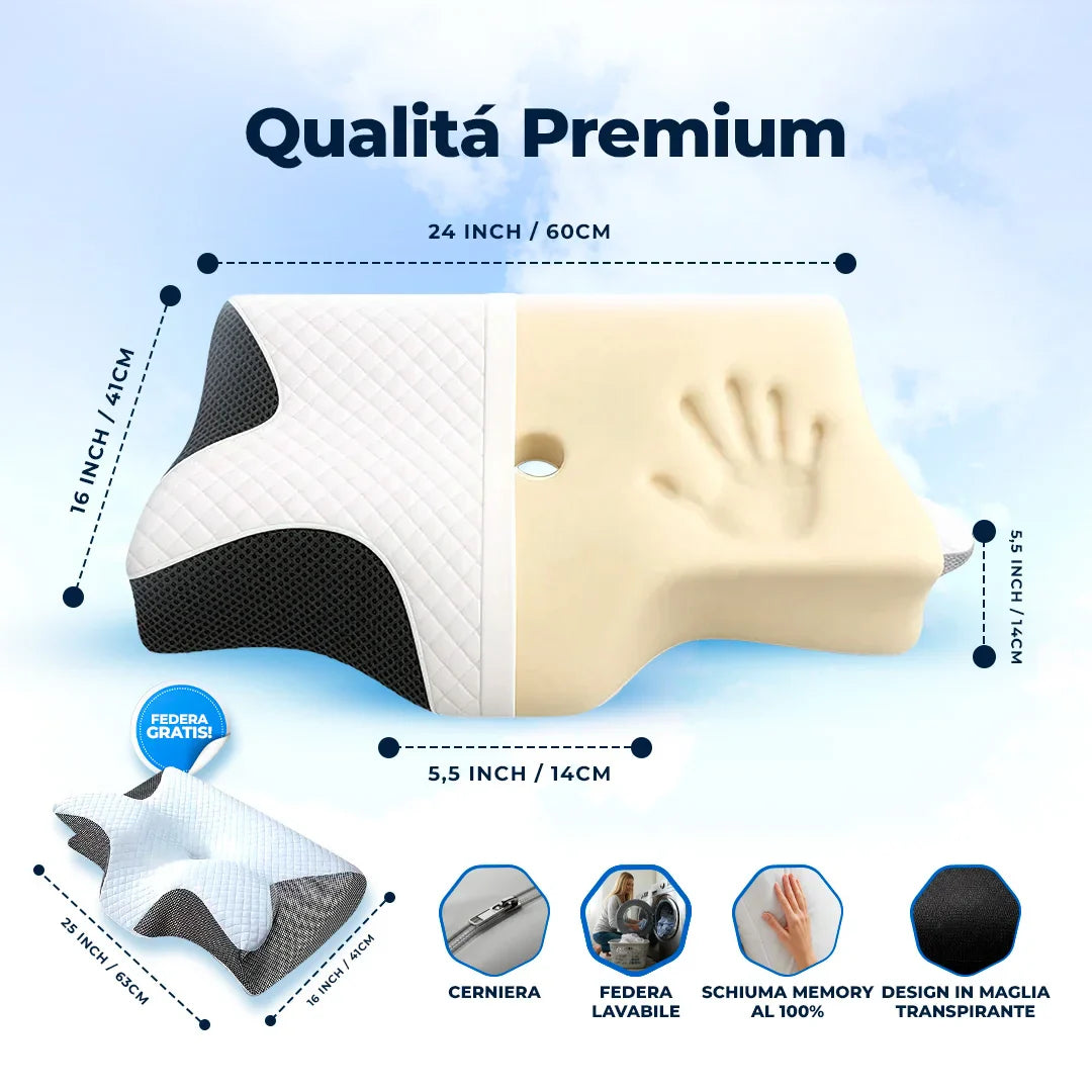 CUSCINO CERVICALE ORTOPEDICO - DORMIVA SOMNIVA™