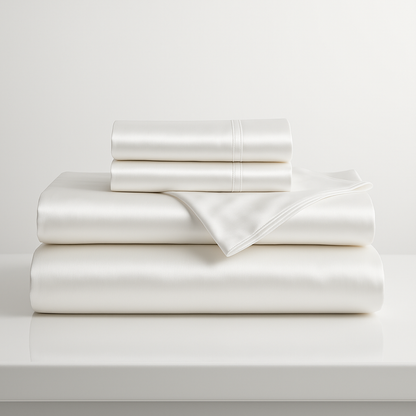 Set completo da letto in seta Mulberry