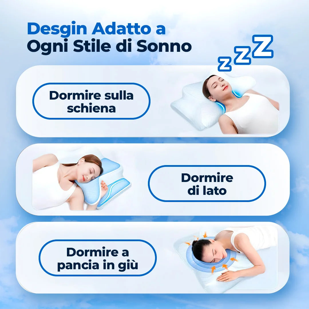 CUSCINO CERVICALE ORTOPEDICO - DORMIVA SOMNIVA™