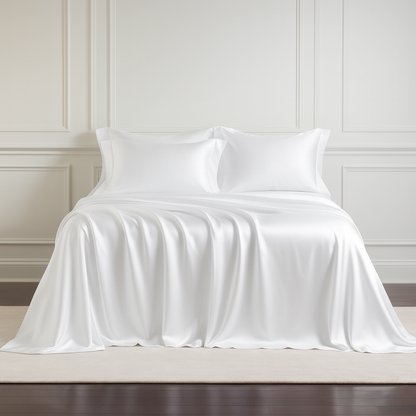 Set completo da letto in seta Mulberry